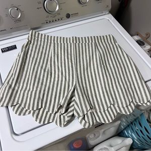 ee:some green stripe shorts